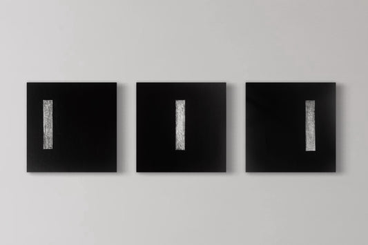 "FISSURES" TRIPTYCH 18 X 18 - 2023